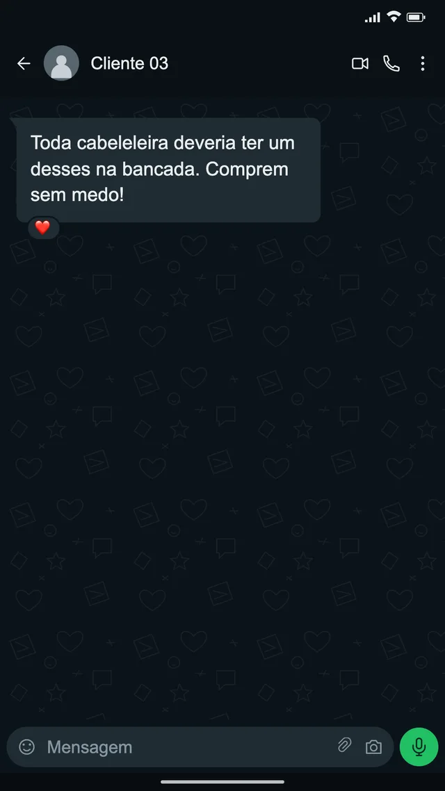 Depoimento enviado · Cliente 03