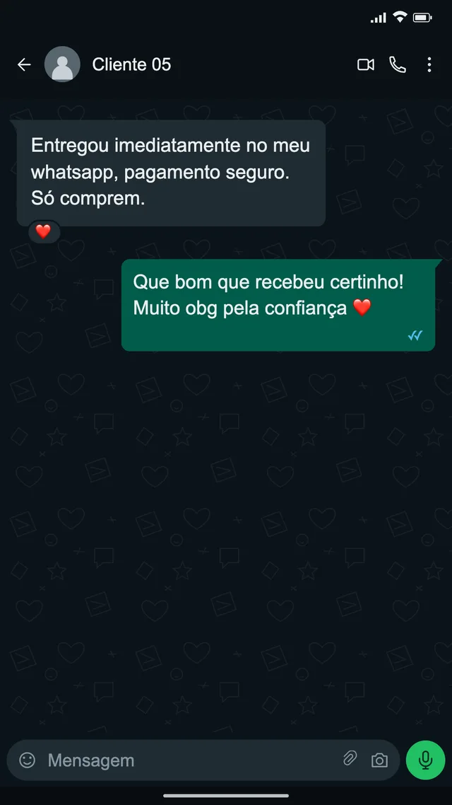 Depoimento enviado · Cliente 05